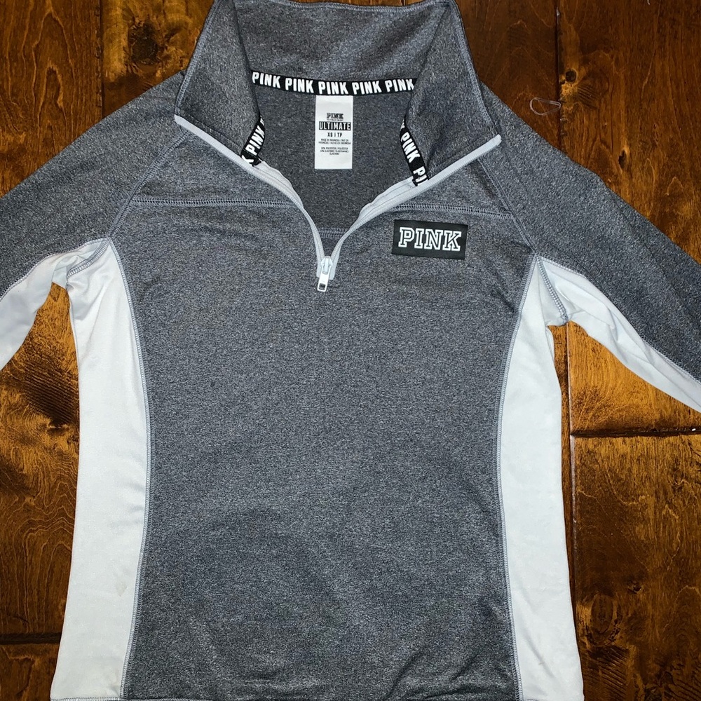 VS PINK half zip-up pullover